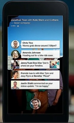Facebook Home - Notifications